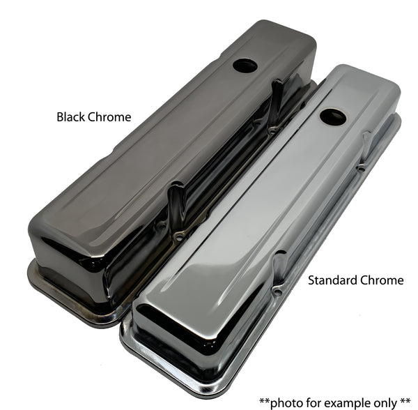 Small Block Chevy Steel Valve Covers - OEM Style