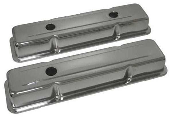 Small Block Chevy Steel Valve Covers - OEM Style