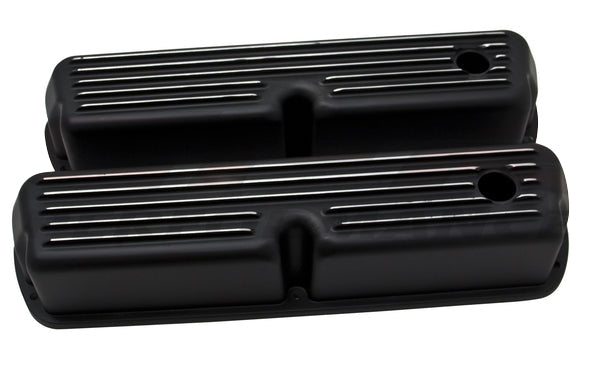 Small Block Ford Tall Aluminum Valve Covers - Finned