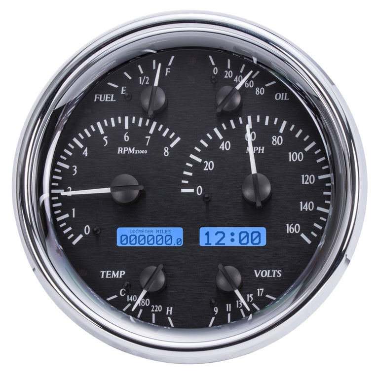 Universal Single 7" Round VHX Gauge Instrument