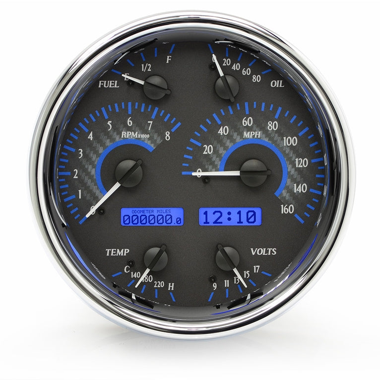 Universal Single 7" Round VHX Gauge Instrument
