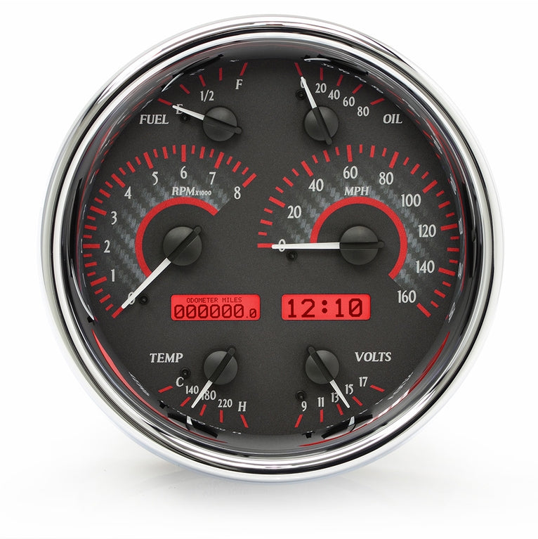 Universal Single 7" Round VHX Gauge Instrument