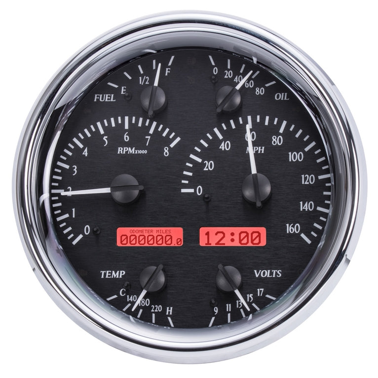 Universal Single 7" Round VHX Gauge Instrument