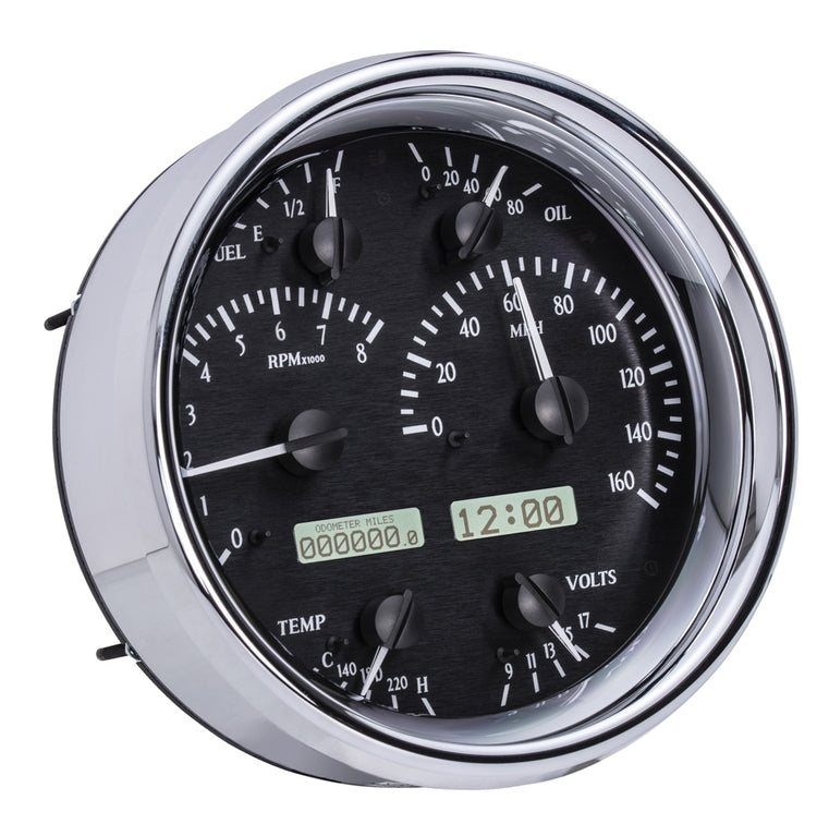 Universal Single 7" Round VHX Gauge Instrument