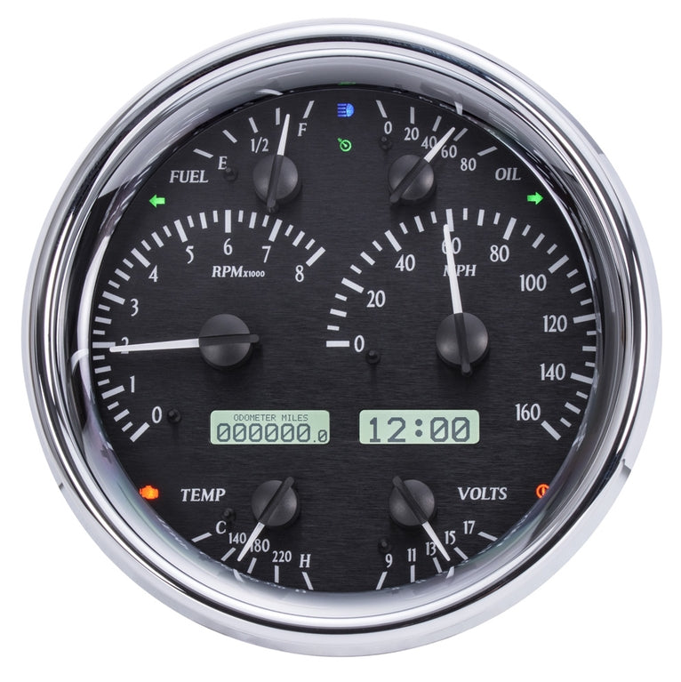Universal Single 7" Round VHX Gauge Instrument