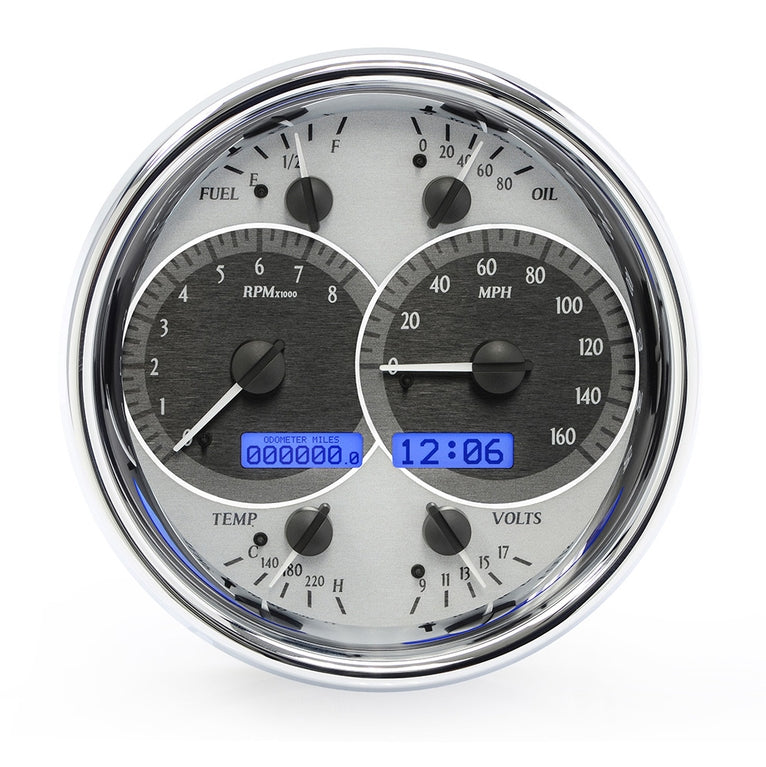 Universal Single 7" Round VHX Gauge Instrument