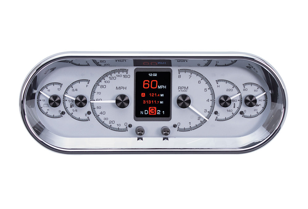 Universal 4.4" x 11.4" Rounded Rectangle HDX Gauge Instruments