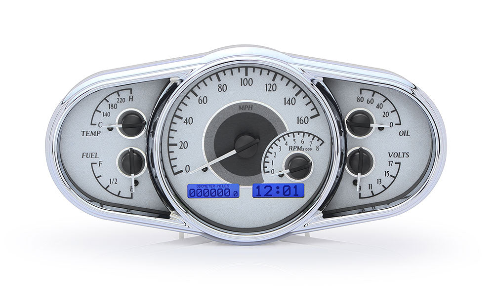 Universal 5" x 10" Multi-level Elliptical VHX Gauge Instrument
