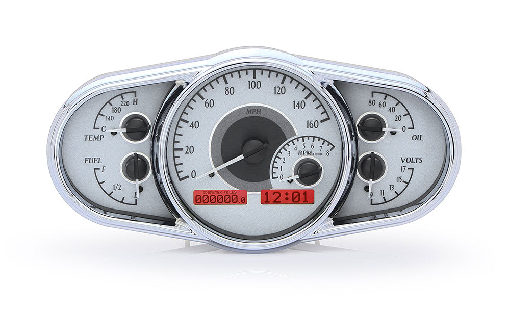 Universal 5" x 10" Multi-level Elliptical VHX Gauge Instrument