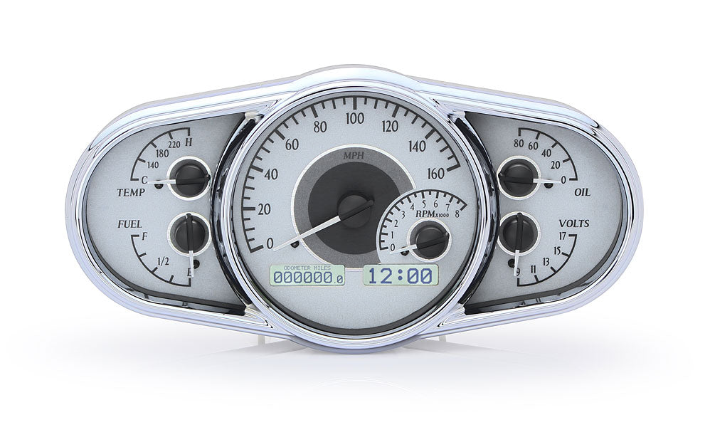 Universal 5" x 10" Multi-level Elliptical VHX Gauge Instrument
