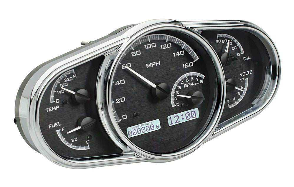 Universal 5" x 10" Multi-level Elliptical VHX Gauge Instrument
