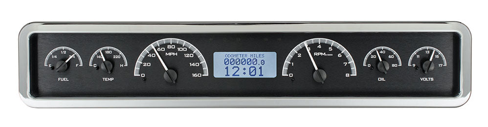 Universal 3.75" x 19.5" Rectangle VHX Gauge Instrument